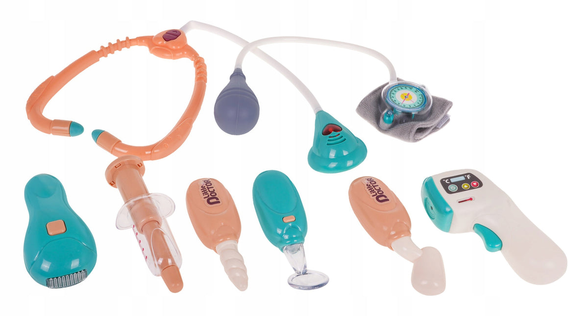 Large Interactive Doctor Set Baby Medical Trolley ECG RTG Thermomet Brand Ramiz
