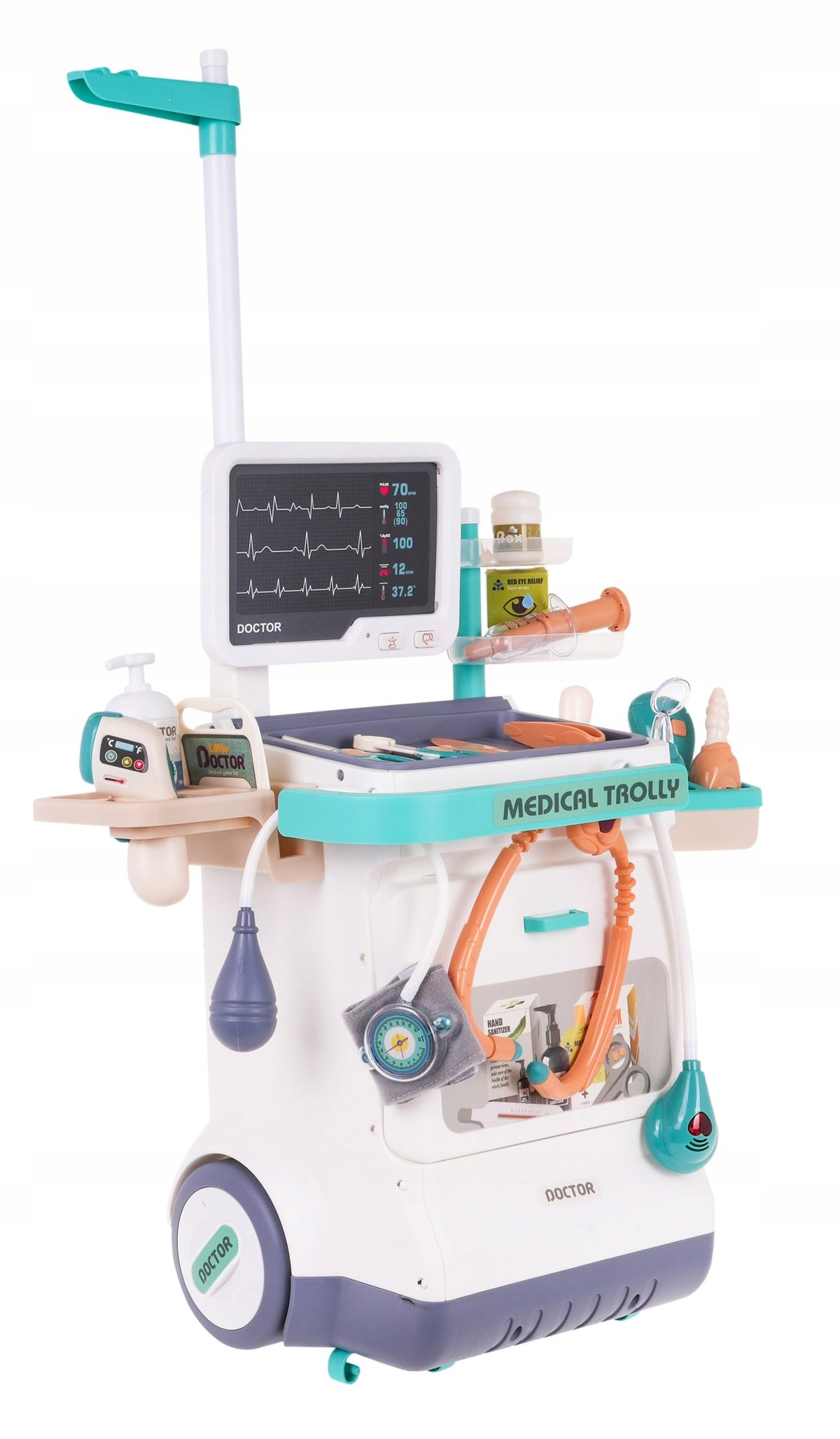 Large Interactive Doctor Set Baby Medical Trolley ECG RTG Thermomet Manufacturer code 5903864957556