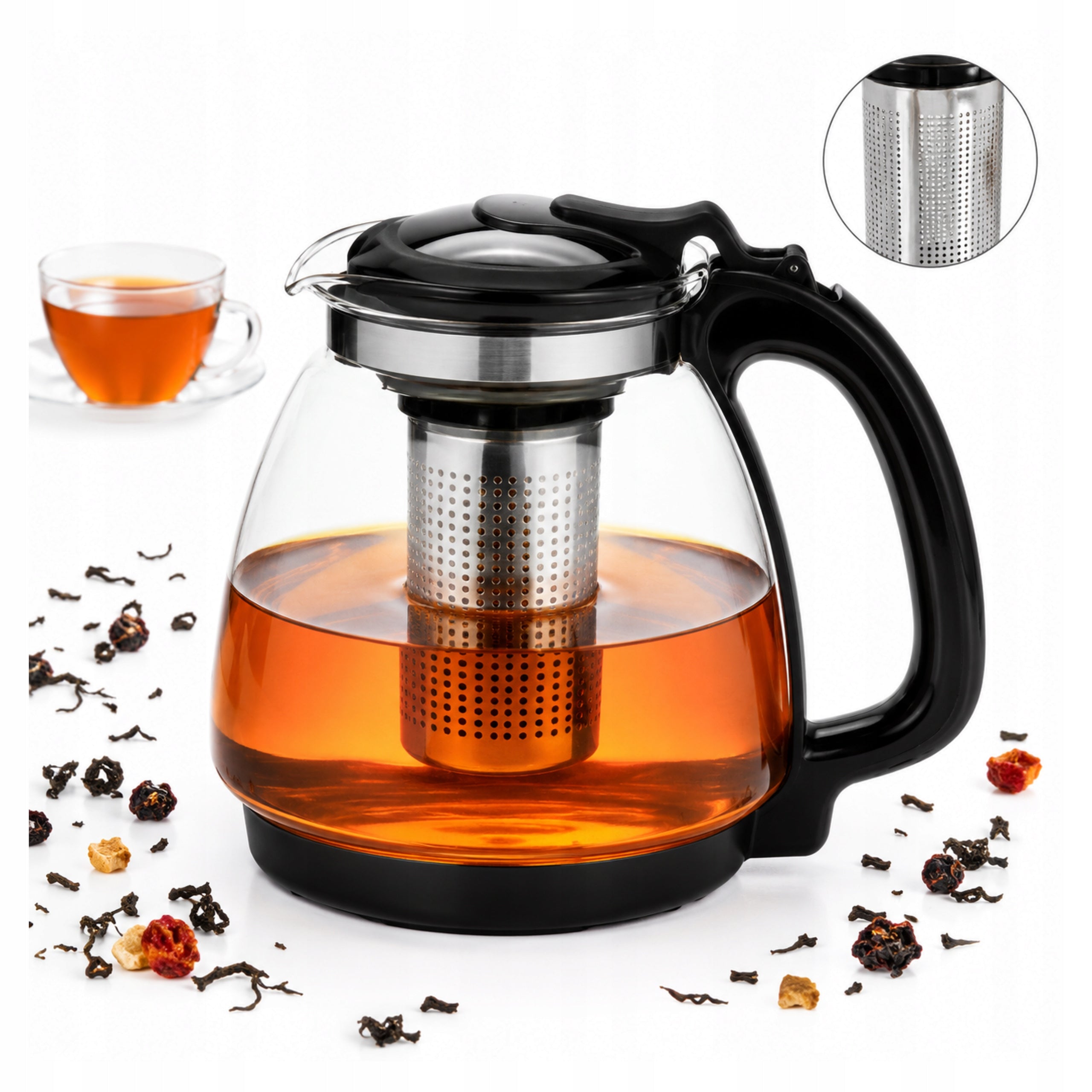 Large Jug 2200ml with Premium Glass Tea Maker Altom