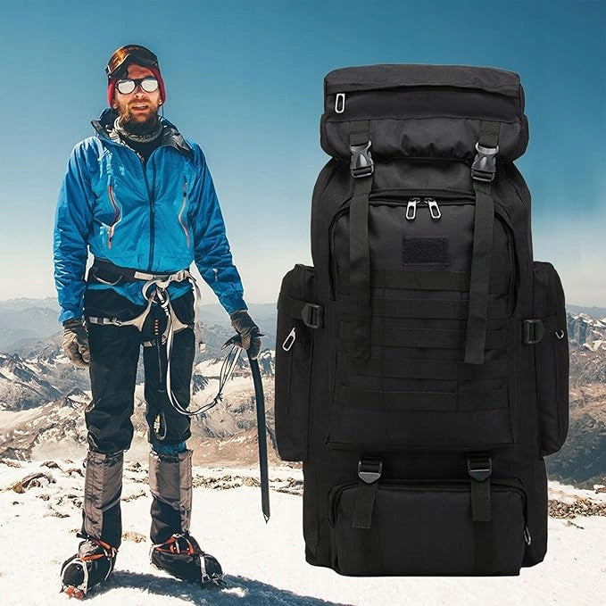 Large Military Tactical Hiking Mountain Backpack with Detacheable Backpack Packaging status original