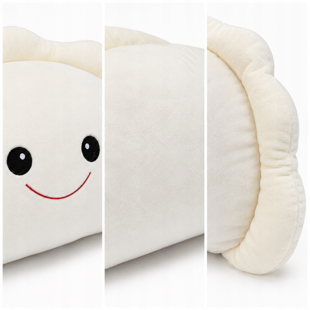 Large Plush Toy Dumpling 50 cm Plush Pillow Dumpling XXL Soft Hugging Brand Misie Dwa