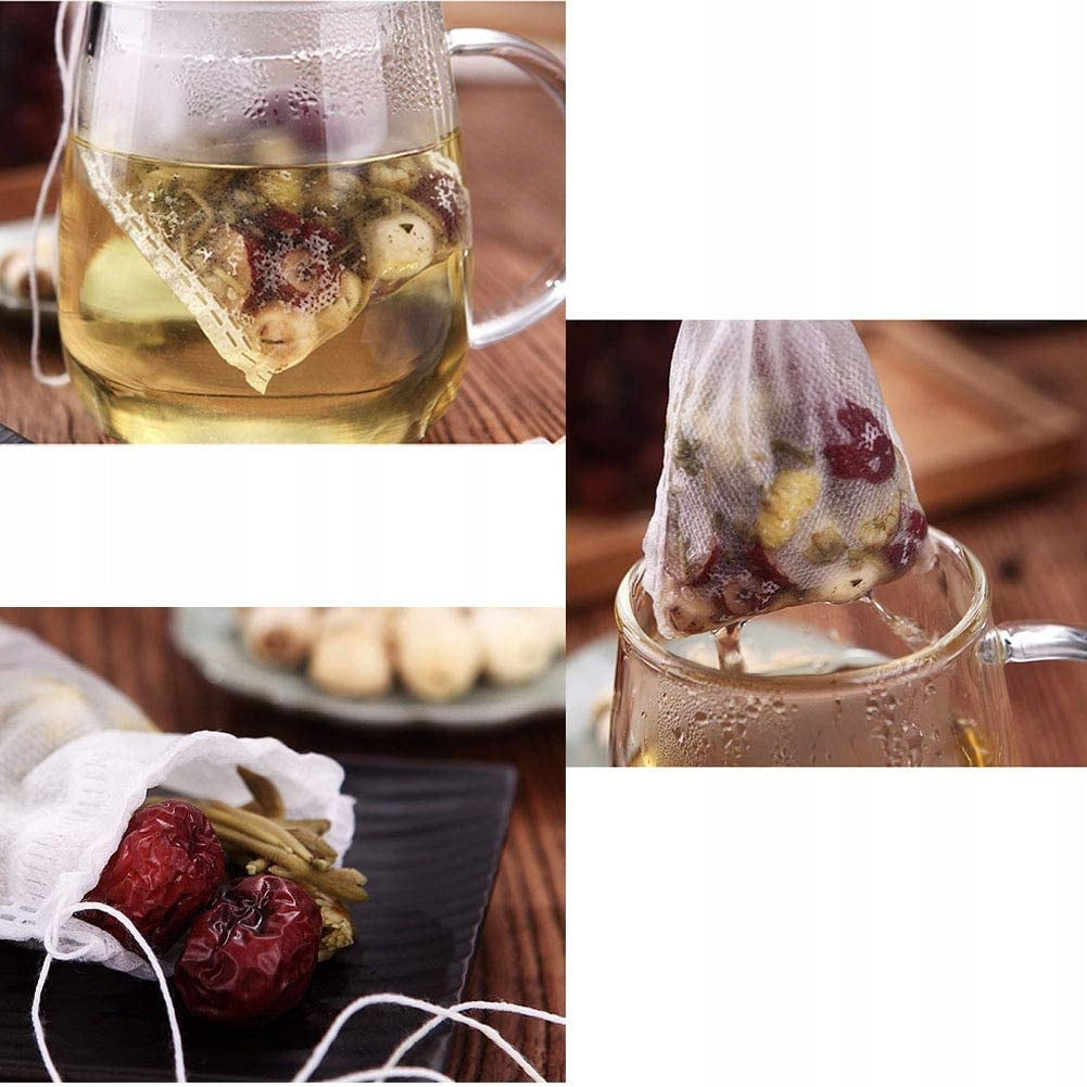 Large Pouches Tea Pouch Herbs Infuser Filter 100pcs 7x9cm EAN (GTIN) 5904673552376