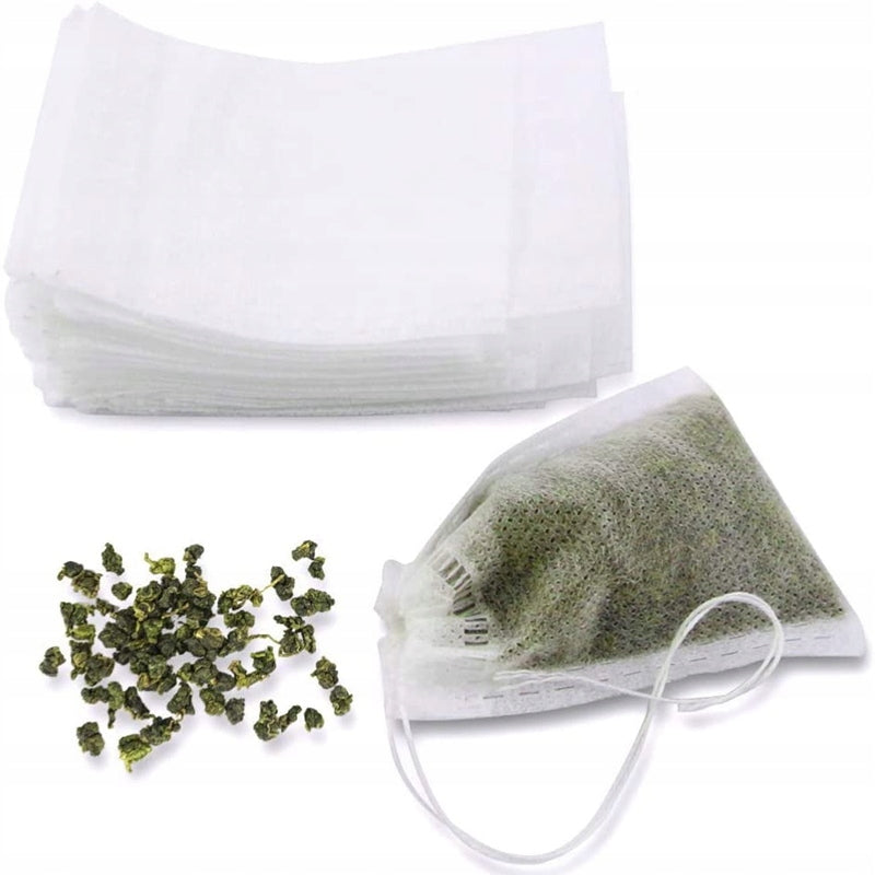 Large Pouches Tea Pouch Herbs Infuser Filter 100pcs 7x9cm
