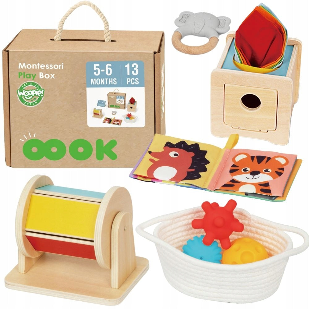 Large Set Box Montessori Toy Box 5-6m Development Education Woopie