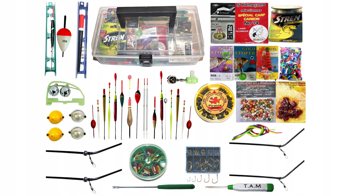 Large Set of Fishing Accessories 797 Elements Box