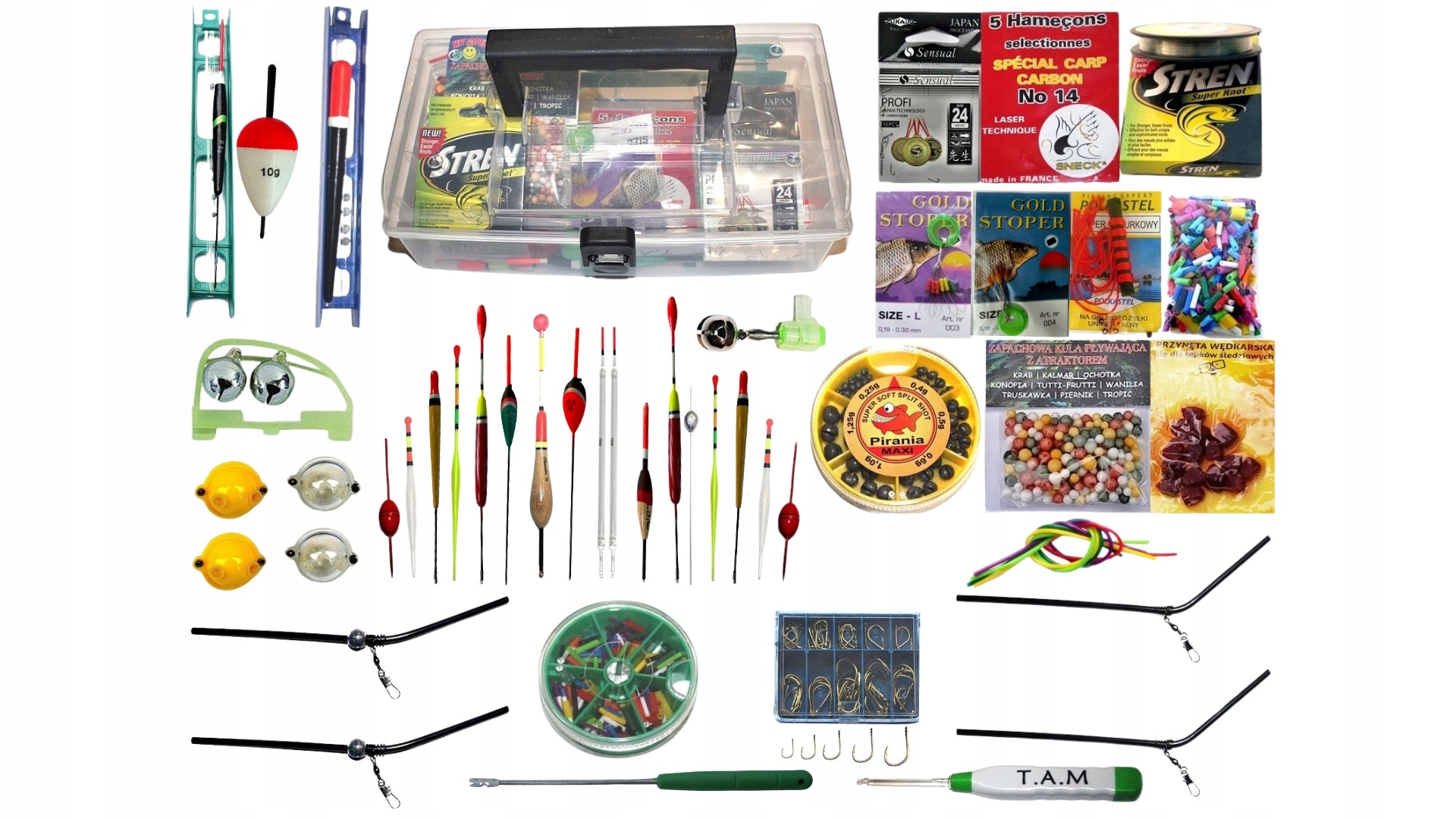 Large Set of Fishing Accessories 797 Elements Box