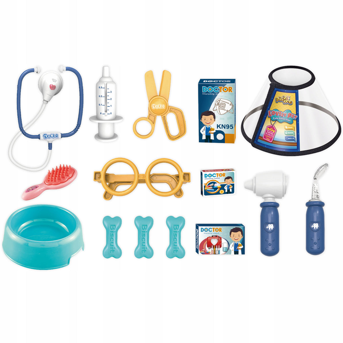 Large Set of Small Veterinarian with Dog for Children Faucet Water Circulation Matadi Manufacturer code 20633