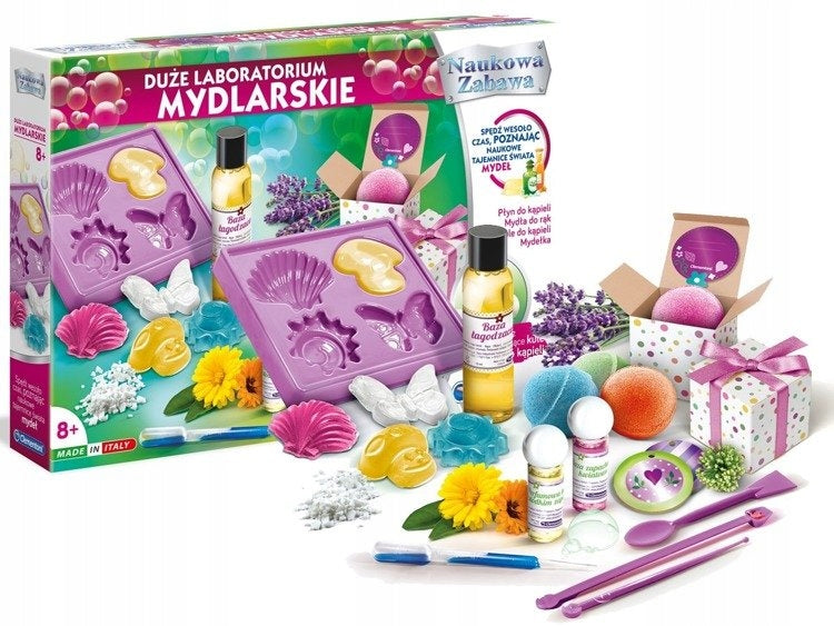 Large Soap Laboratory Clementoni 60982 Creative soaps