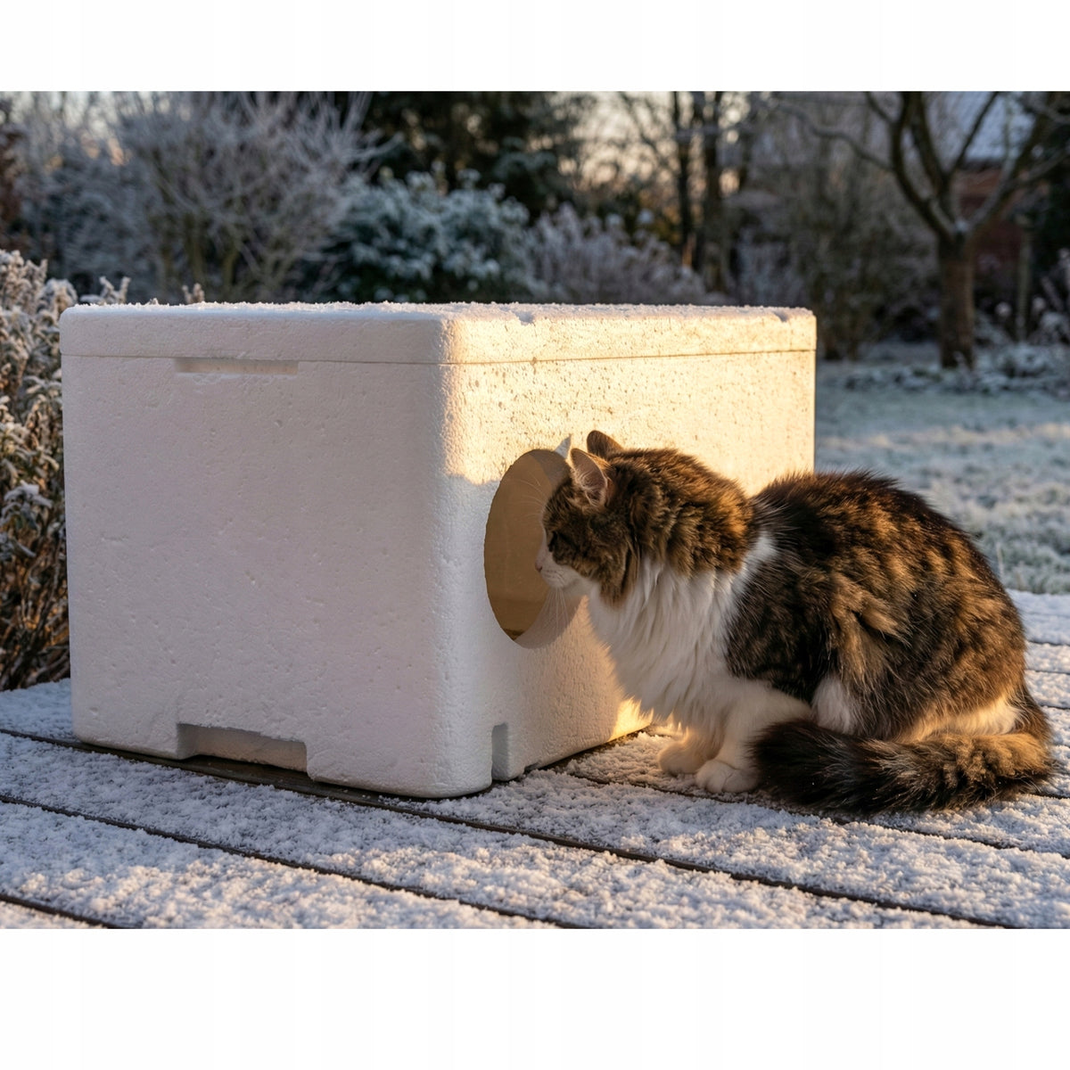Large Spring House Styrofoam Cat Booth Box 60x40x30cm DB Manufacturer code 00022