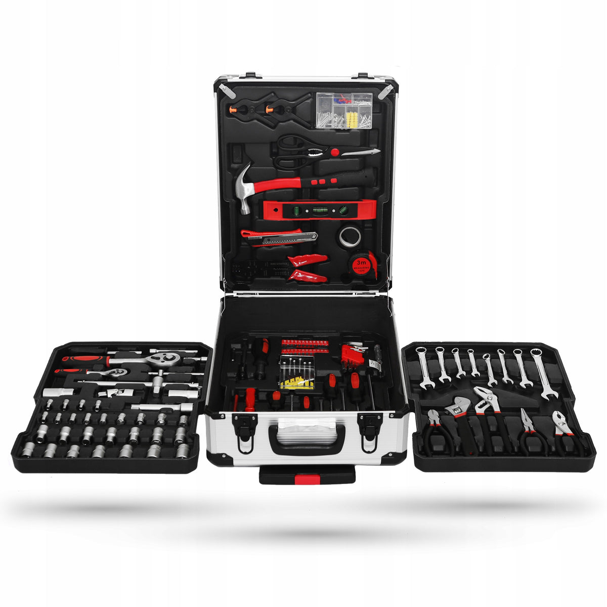 Large Tool Set Metal Case with Wheels Tools 189 Elements EAN (GTIN) 5904265080775