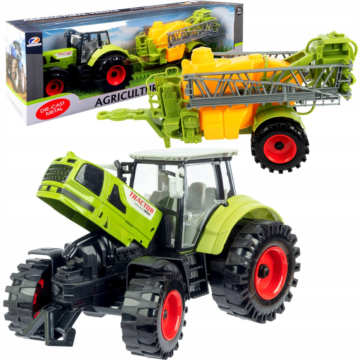 Large Tractor With Trailer Sprayer Tractor Drive Movable Door Components