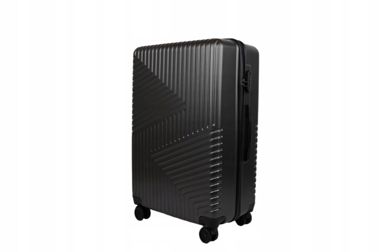 Large Travel Suitcase 28 Inch ABS on Wheels LARGE Aircraft Luggage Grey Brand no brand