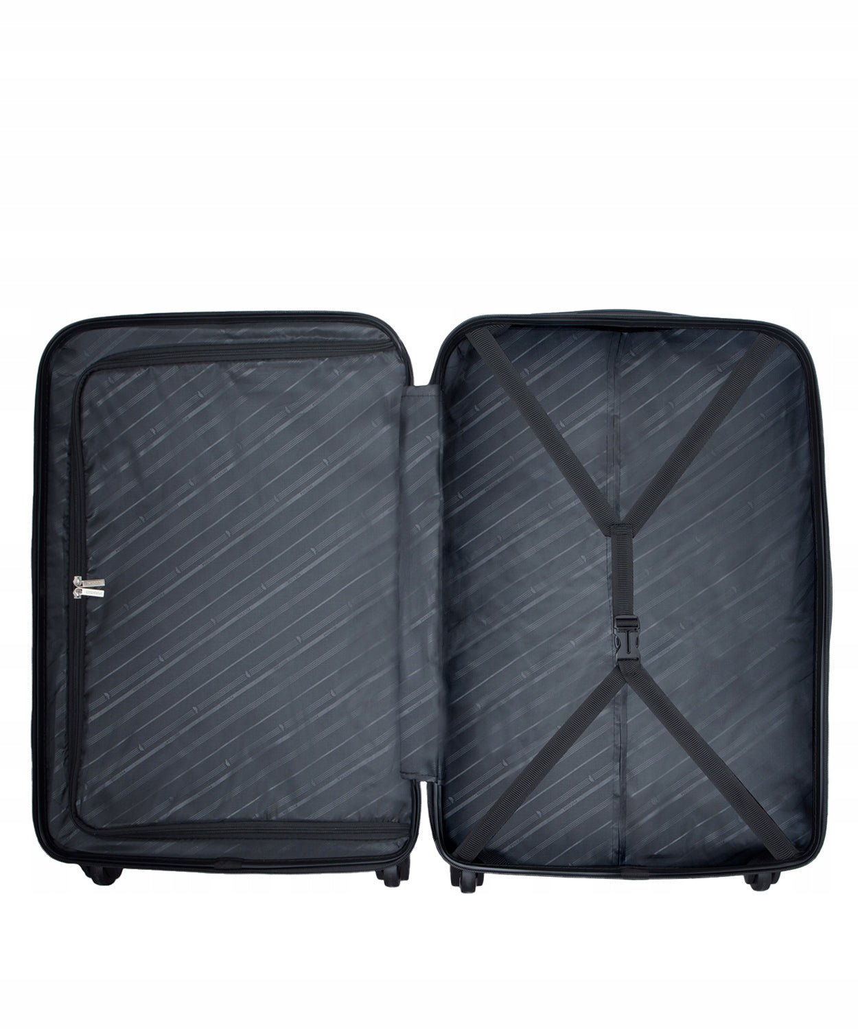 Large Travel Suitcase Hard On Wheels PUCCINI Green ABS024A-5 Model Alicante