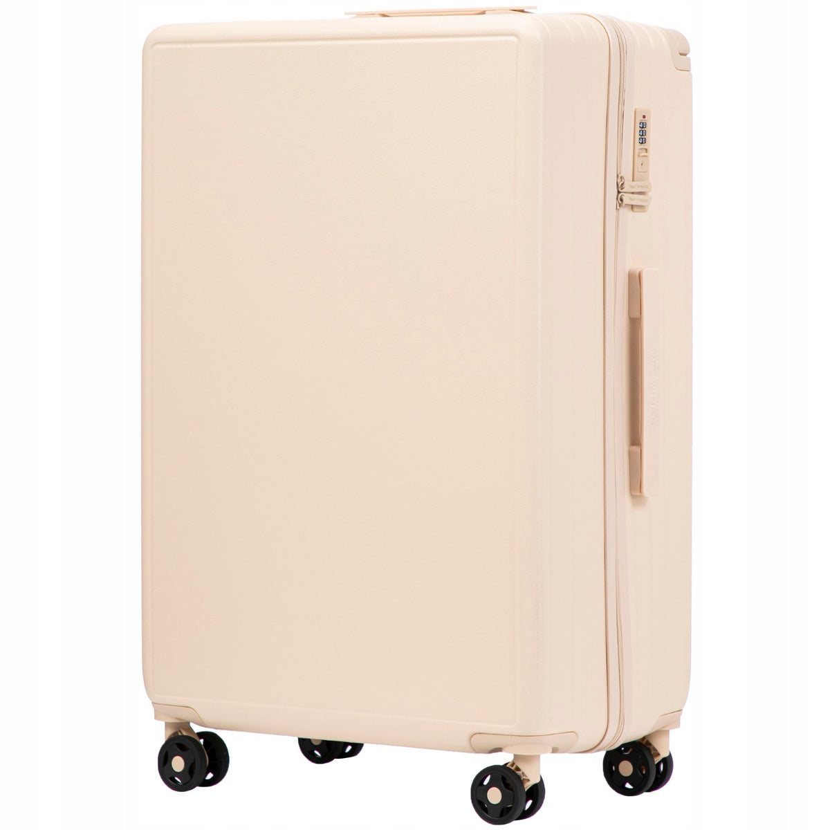 Large Travel Suitcase XXL WINGS Luggage on 4 Wheels HARD STRONG ABS Airplane Manufacturer code BNT01-L-D.WHITE