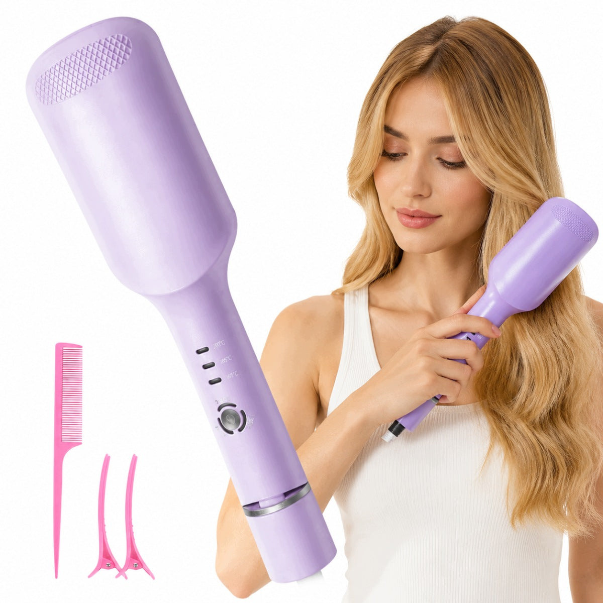Large Wave Curler Professional Roll Portable Hair Inverter 100-200C