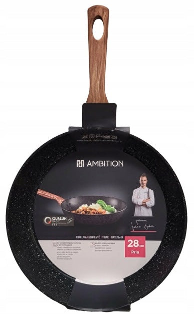 Large and robust frying pan Ambition PRIA non-stick INDUCTION 28cm