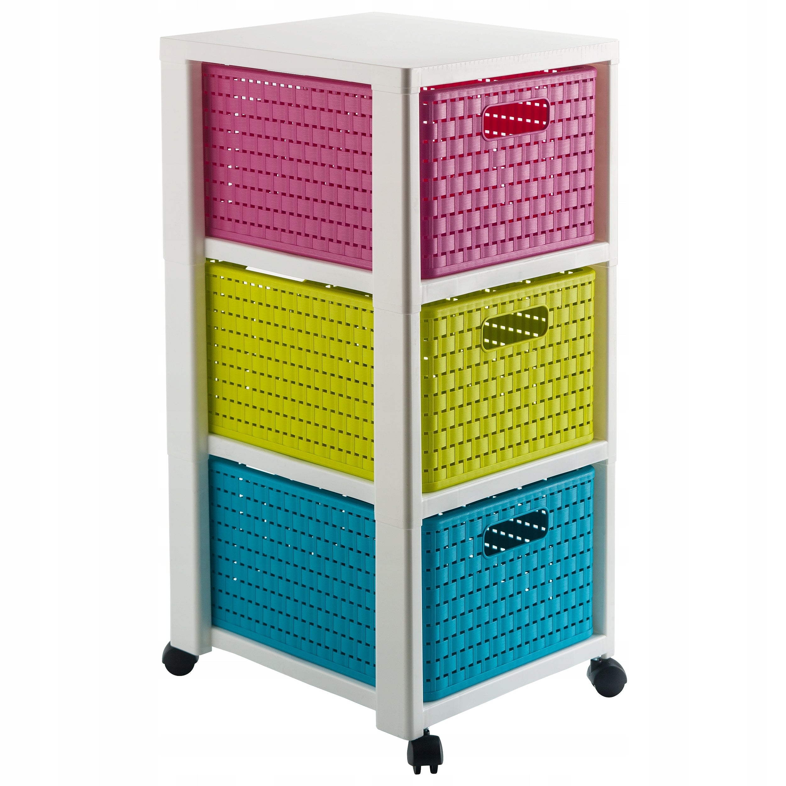 Large bookcase with 3 drawers Rotho COUNTRY MIX Brand Rotho