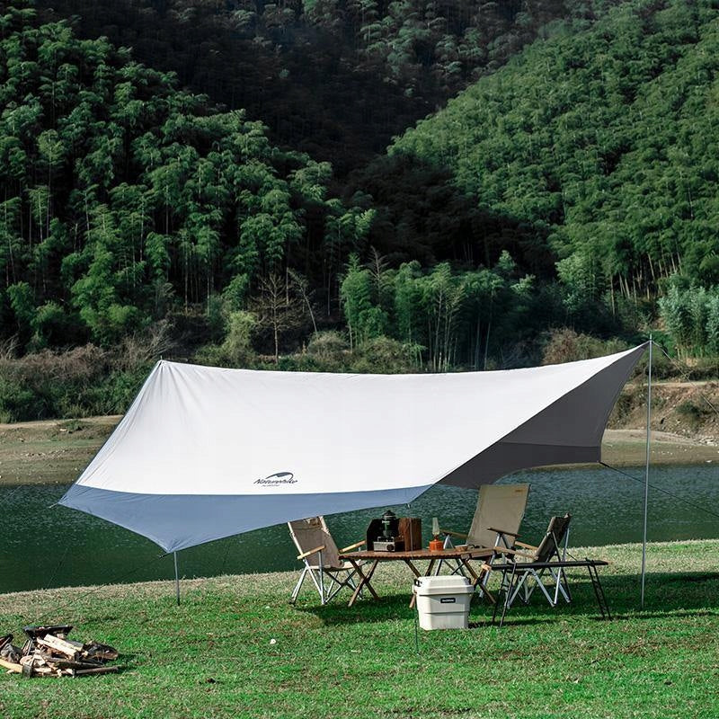 Large camping sheet Naturehike Tarp Sunrise Canopy 5,2 x 4,6 m anti-UV Brand NATUREHIKE