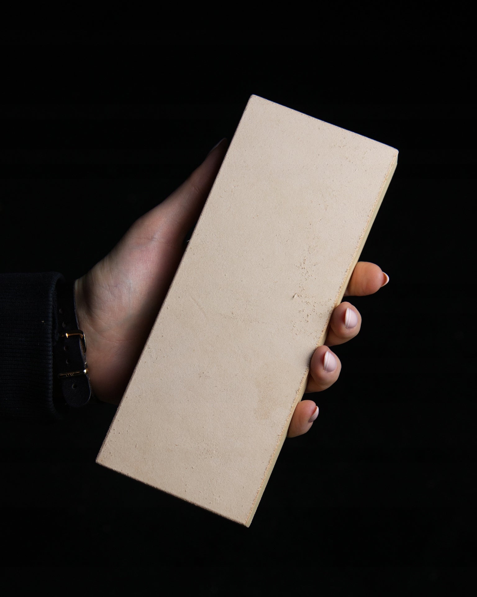 Large double-sided leather ceiling for sharpening/polishing knives and blades 20cm Manufacturer code MBST01