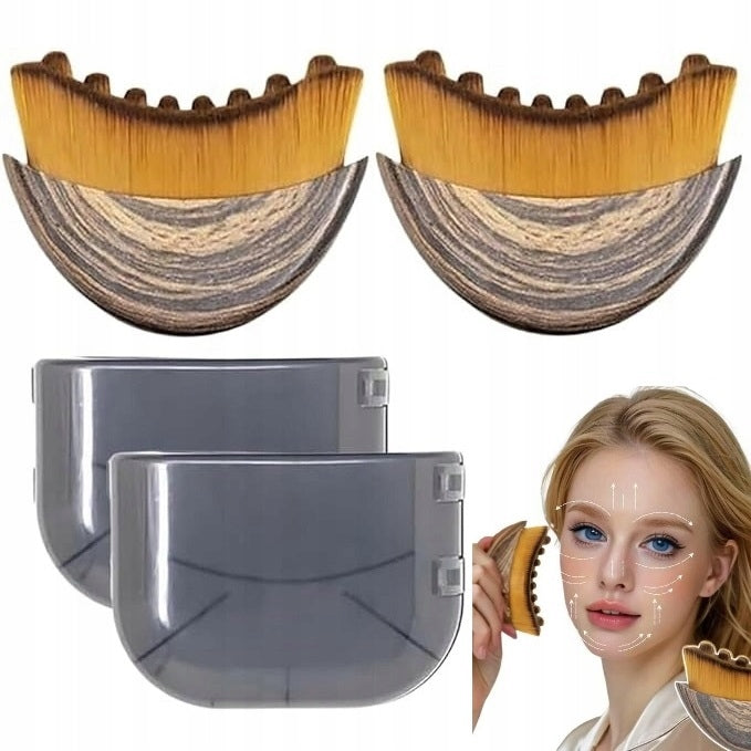 Large facial massage brush – lymphatic, contouring, soft Model SFFF2