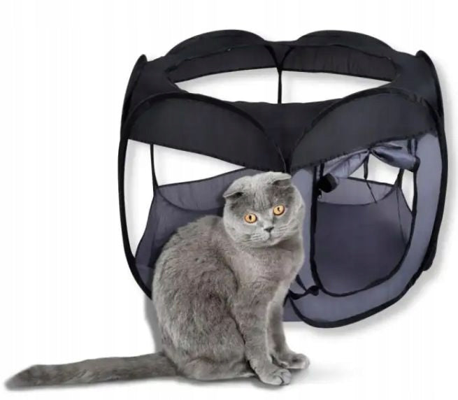 Large folding dog playpen, pet tent closed 100x75 cm playpen Brand Petstore