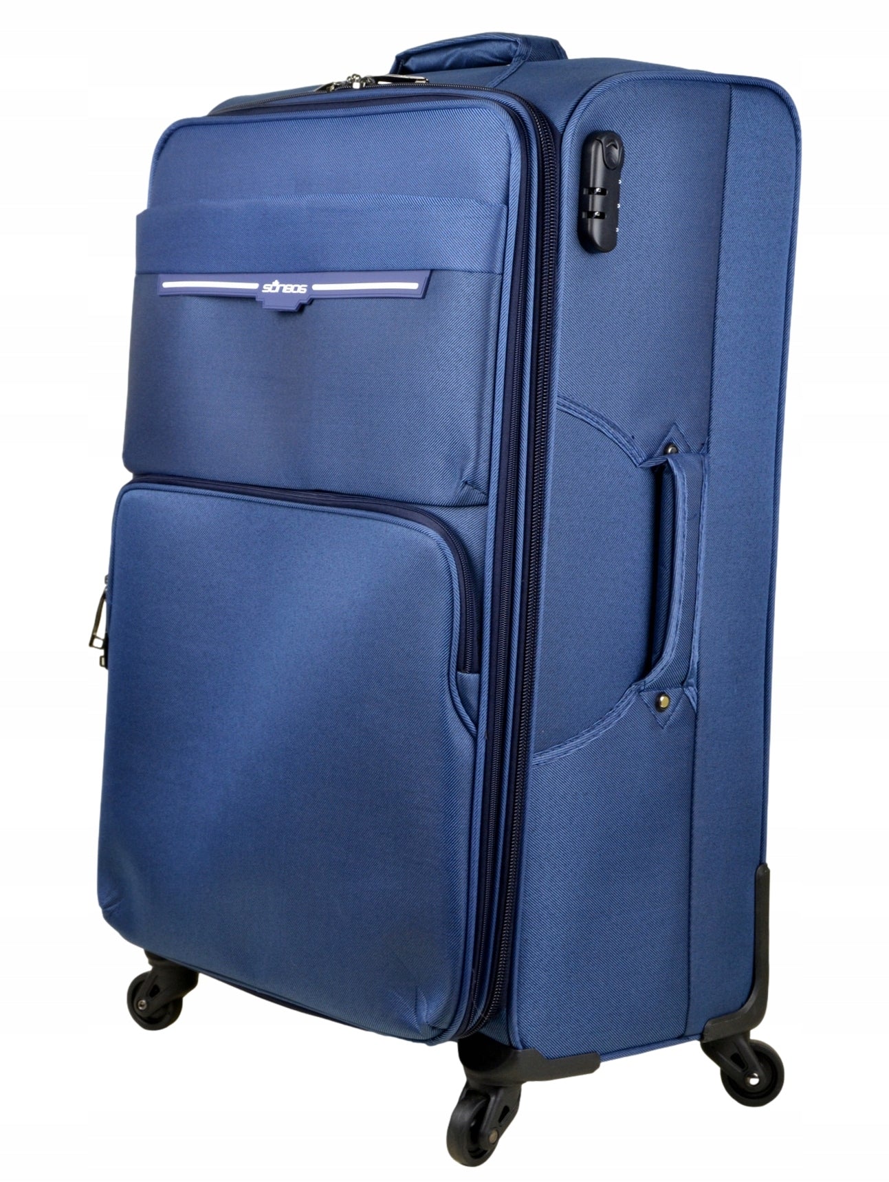 Large material suitcase on wheels Polaris 77 - 100 liters Width (longer edge) 48 cm