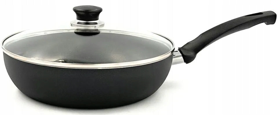 Large pan with lid BALLARINI Lipari frying pan INDUCTION GAS 28cm Set