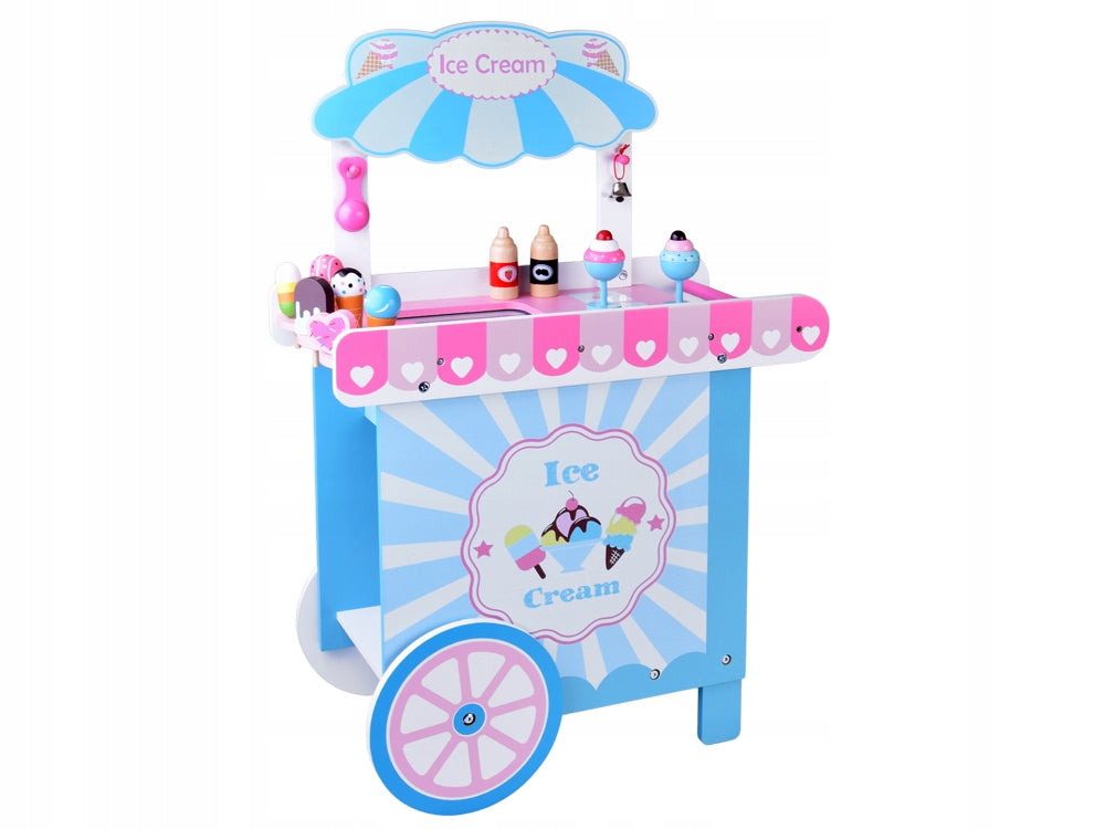 Large pastel booth with 8 ice cream ICE CREAM SHOP for children ZA5945 Manufacturer code ZA5945