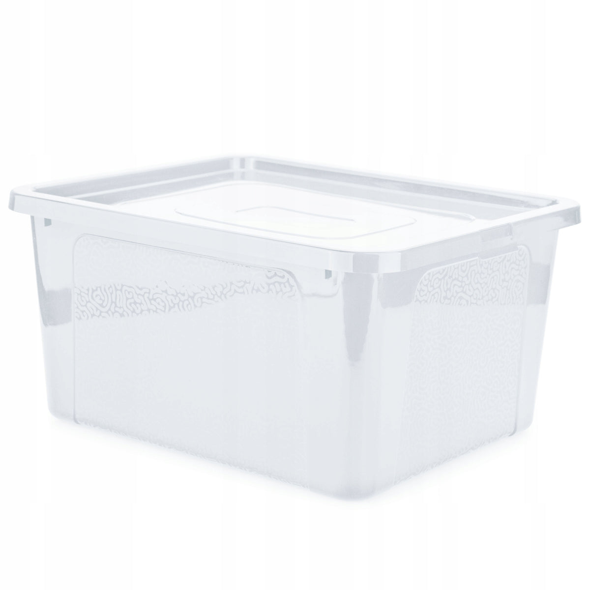 Large plastic container with lid, toy box, 20 liters, plastic containers