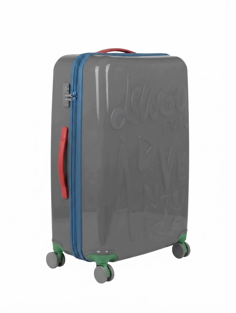 Large suitcase 110L PP material on four wheels travel Strong Flexible