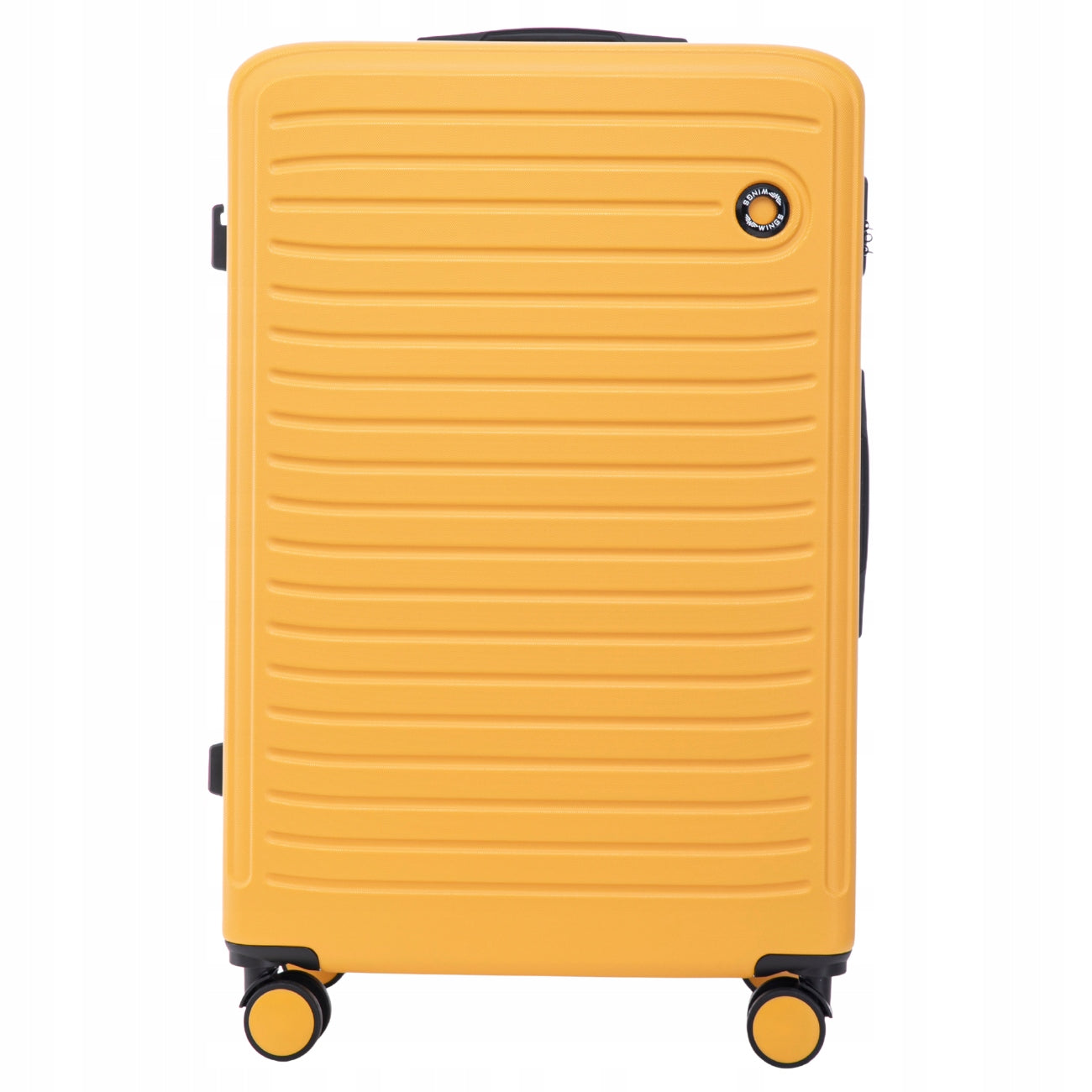 Large suitcase on 4 wheels made of ABS durable travel luggage sent WINGS Packaging status original