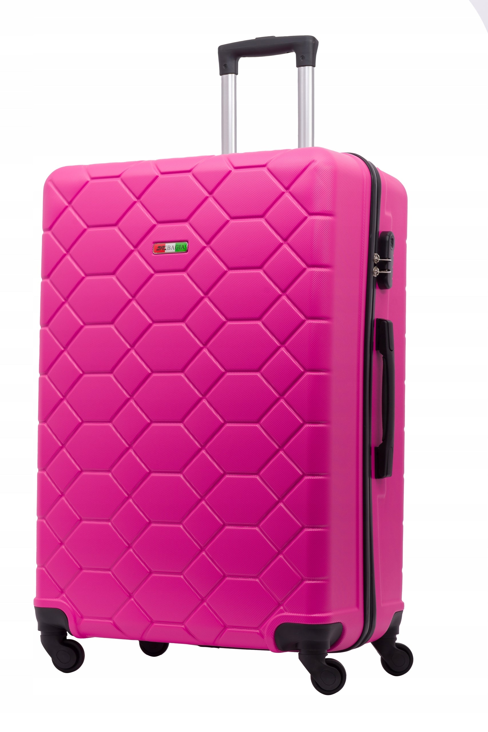 Large travel case Bagia Amsterdam 90l hard ABS 4 wheels L colors Depth (shorter edge) 35 cm
