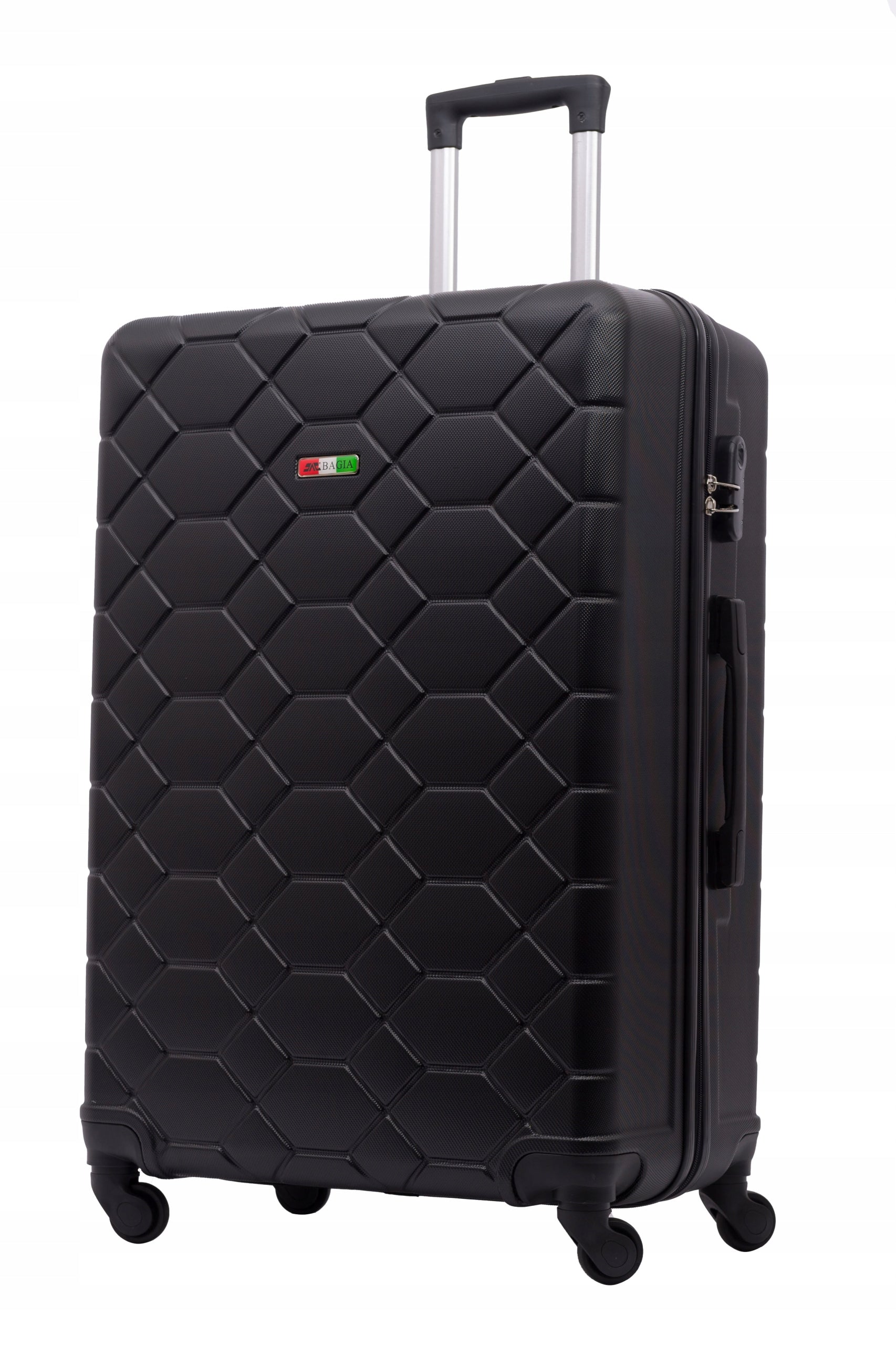 Large travel case Bagia Amsterdam 90l hard ABS 4 wheels L colors Width (longer edge) 50 cm