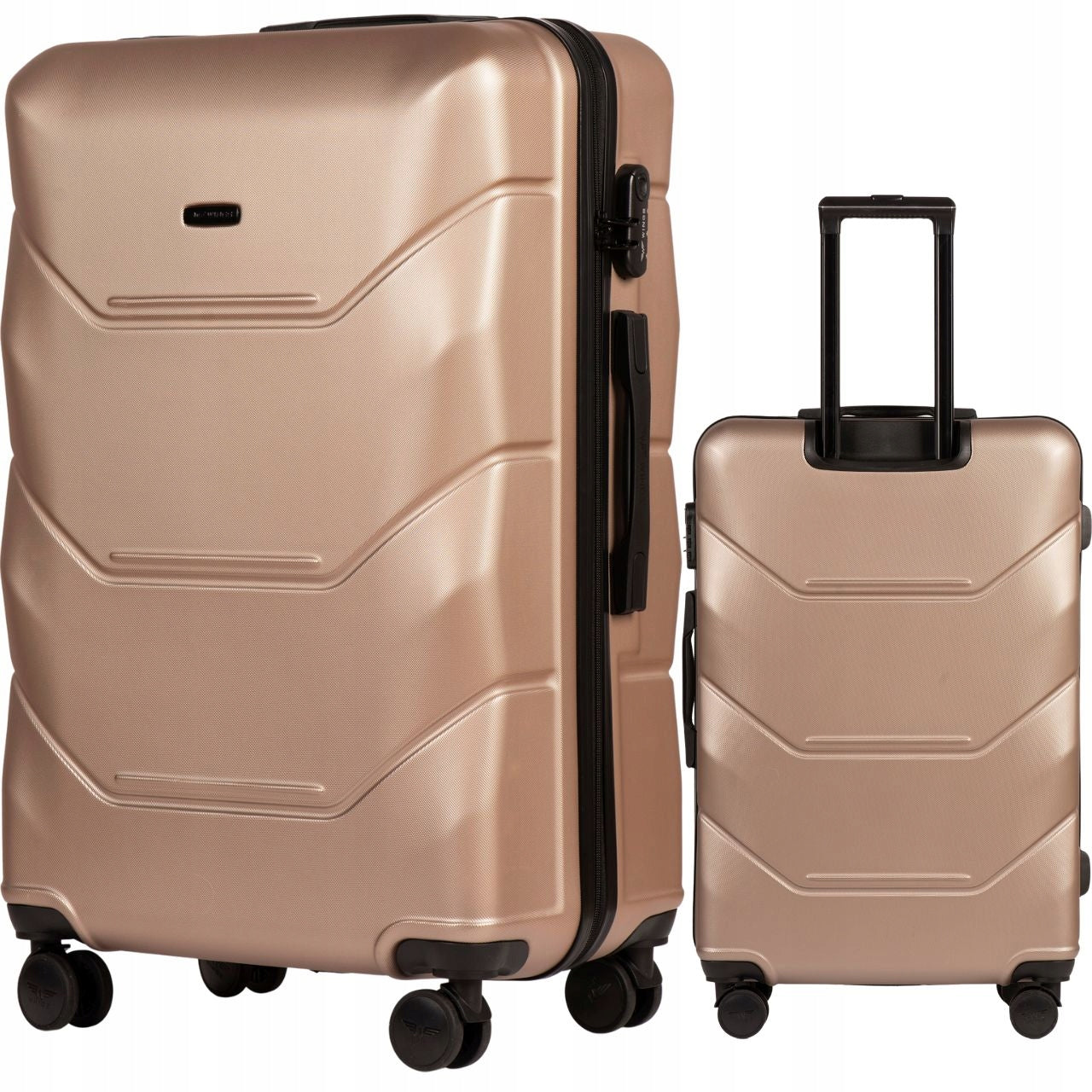 Large travel suitcase XXL WINGS roomy Hard on 4 wheels Luggage with ABS