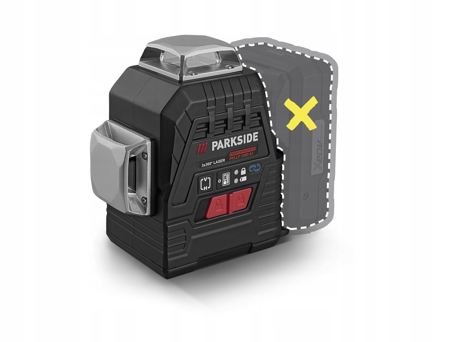 Laser Krzyżowy 3x360 Parkside Profesional PKLLP 3360 A1 trzy płaszczyzny Brand Parkside