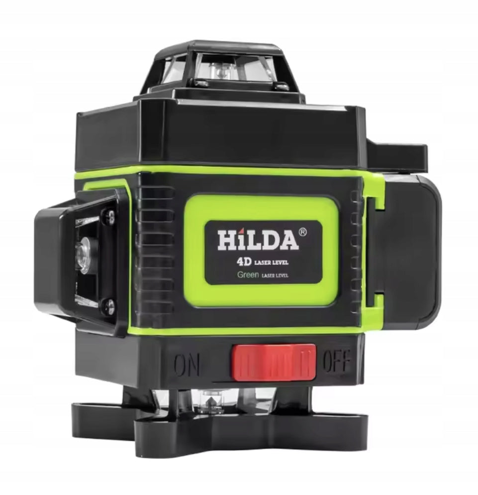 Laser level 16 lines 360° HILDA Cross laser 2x battery+case Maximum working range 30 m