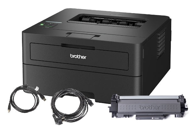 Laser printer (mono) Brother HL-L2460DN/ HLL2460DN Duplex Lan USB cable