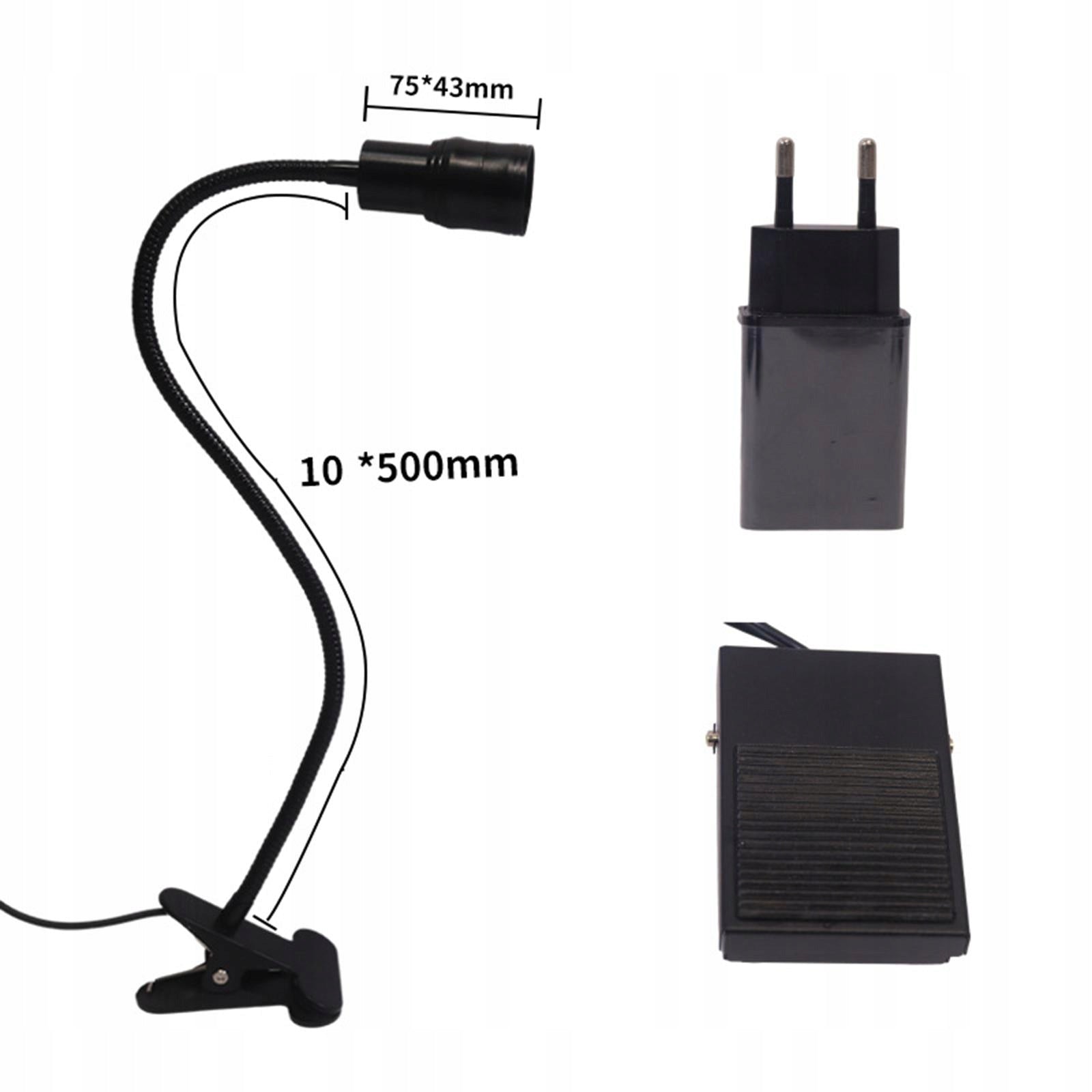 Lash Light for Eyelash with Foot Pedal with Clamp Portable for Studio Lash Medical device type accessories for a medical device or a product without an intended medical purpose