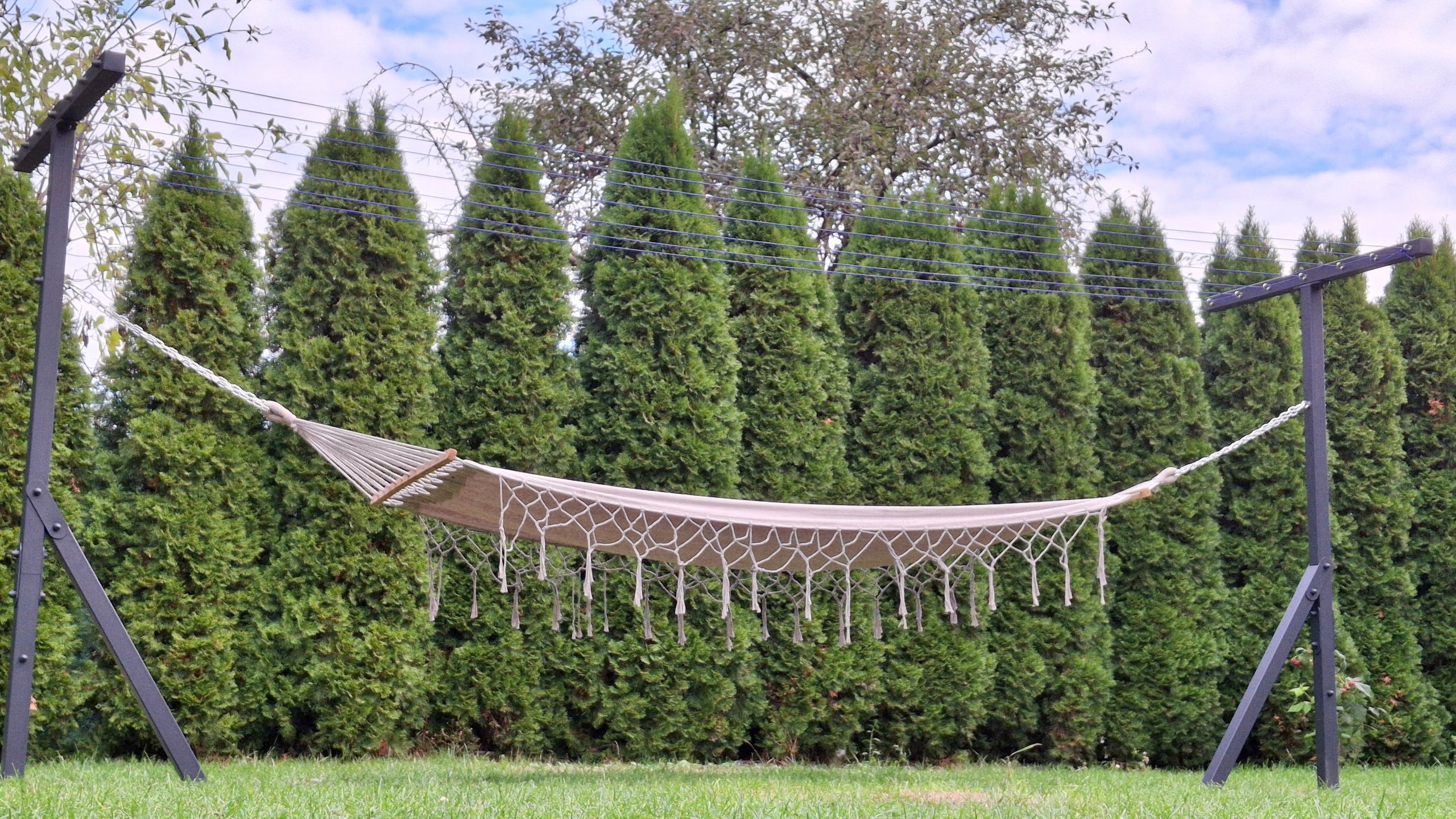 Laundry dryer large garden 160-170cm graphite frame for hammock Brand no brand