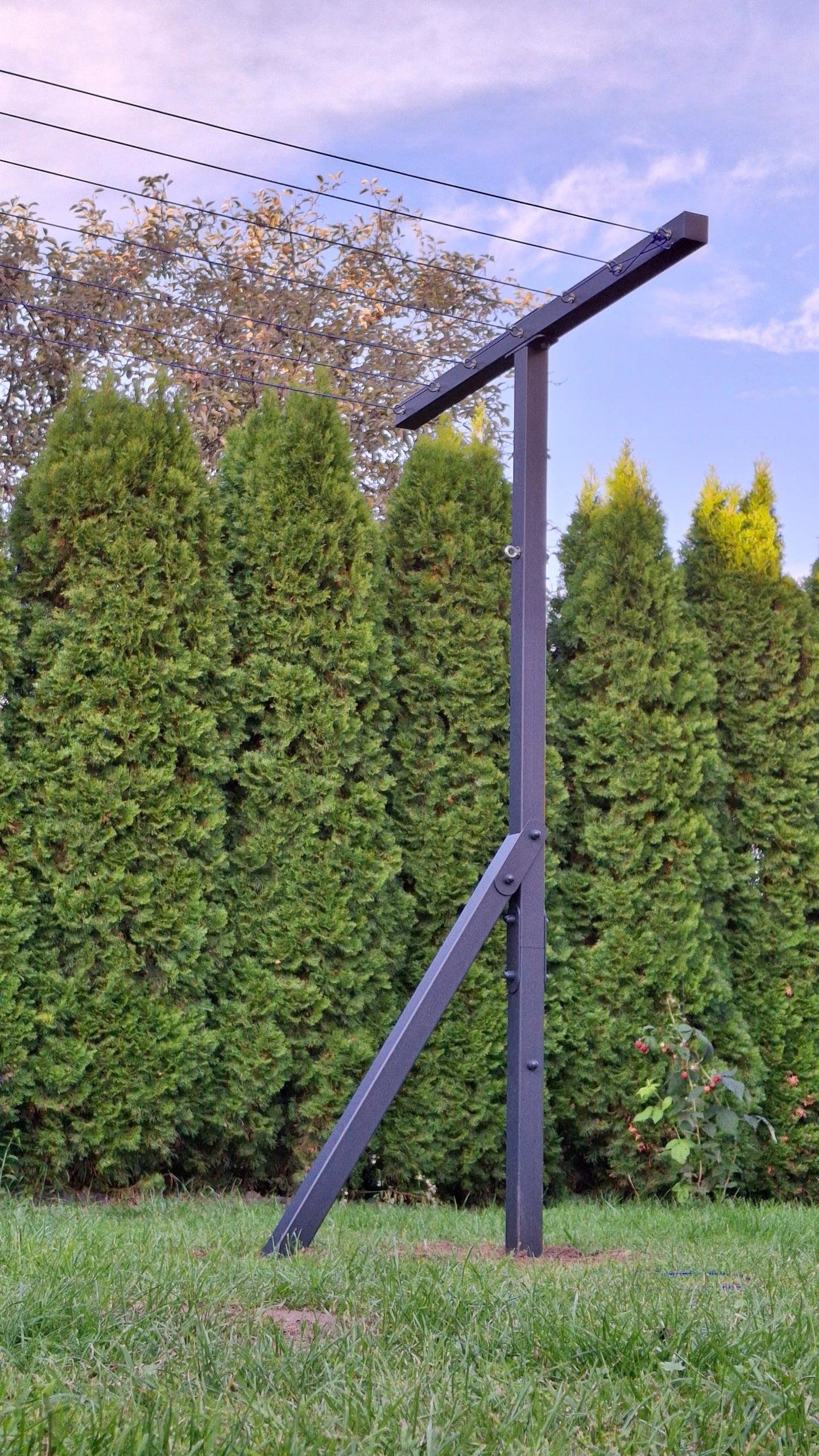 Laundry dryer large garden 160-170cm graphite frame for hammock Product weight with unit packaging 36 kg