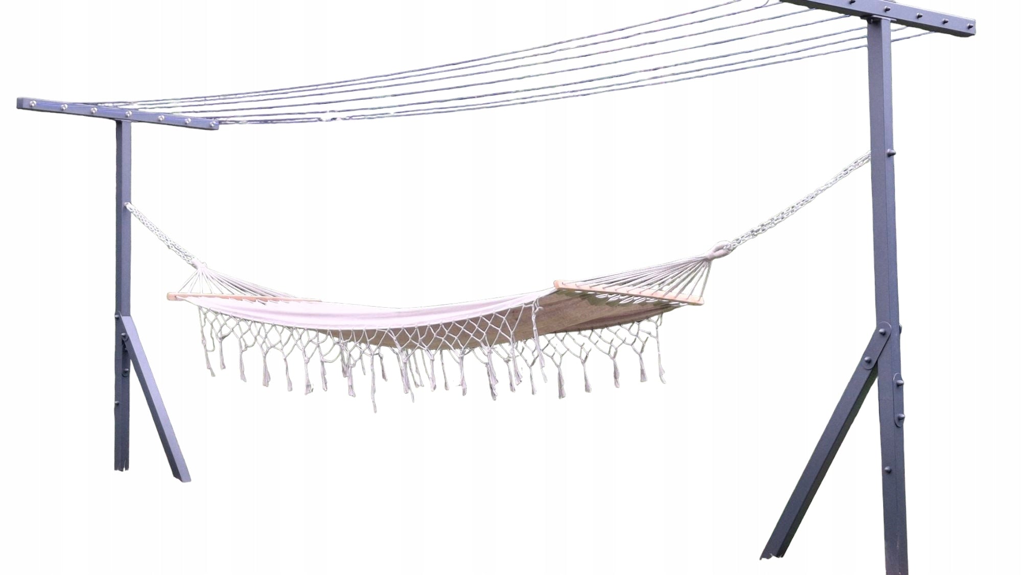 Laundry dryer large garden 160-170cm graphite frame for hammock