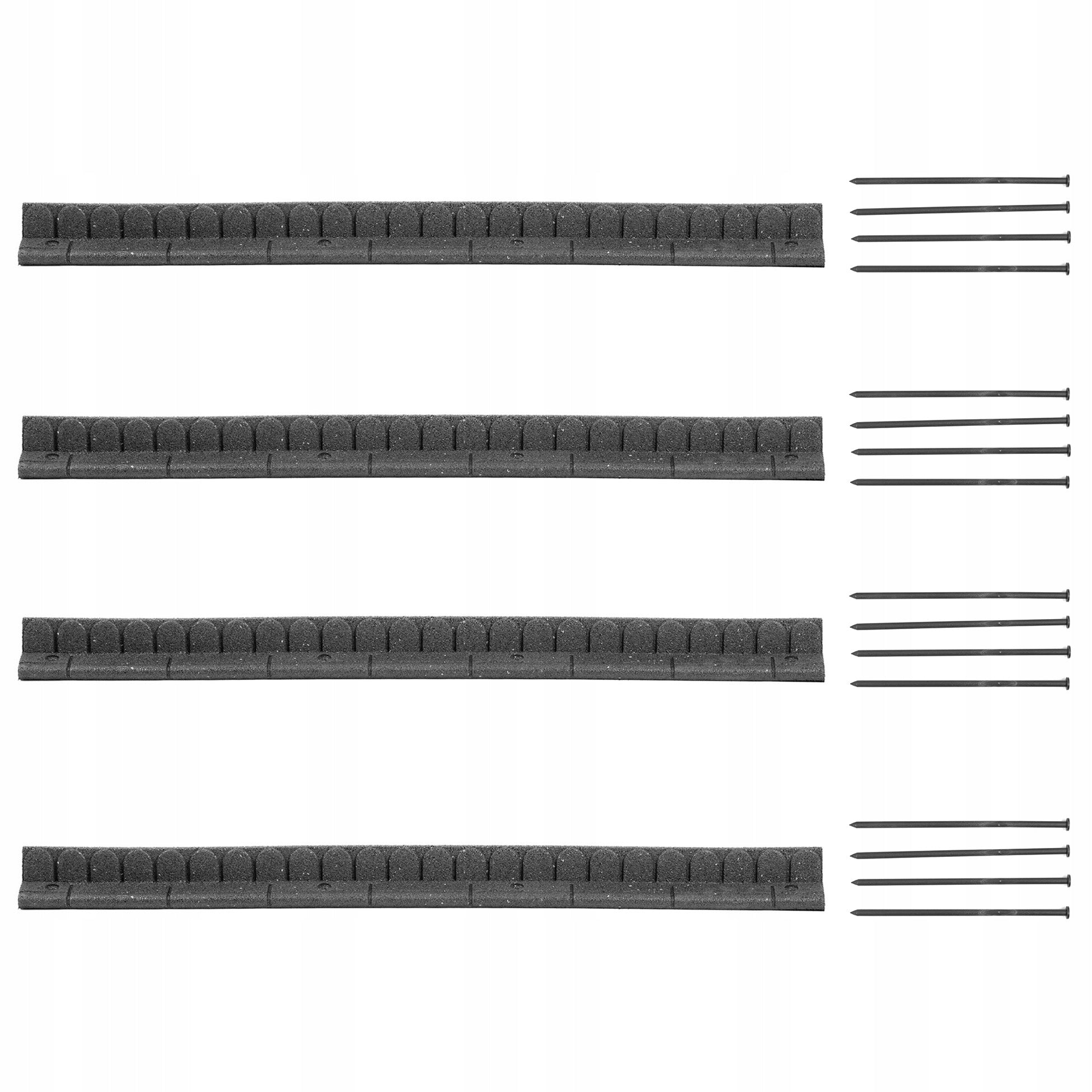Lawn Garden Edging 4,8m Palisade Frost Resistant Strong Easy Mowing Length 480 cm