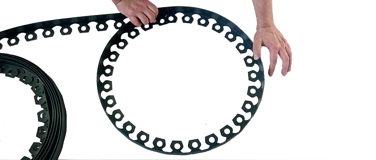 Lawn Garden edging High 10 m + 50 ANCHOR Palisade Packaging status original