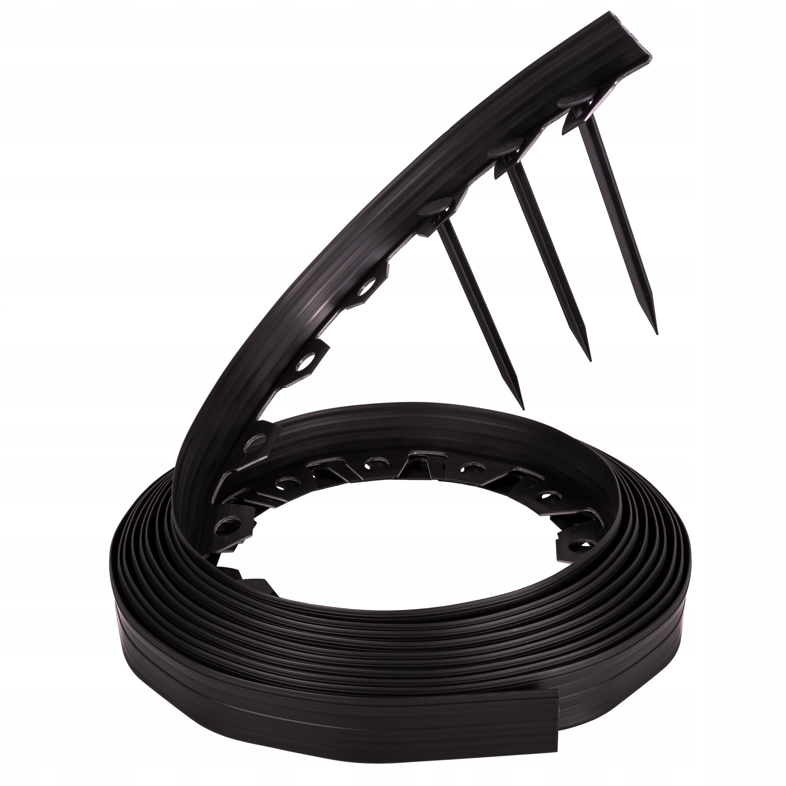 Lawn Garden edging Plastic 20m Black 4cm Manufacturer code Obrzeże ogrodowe 4cm 20m