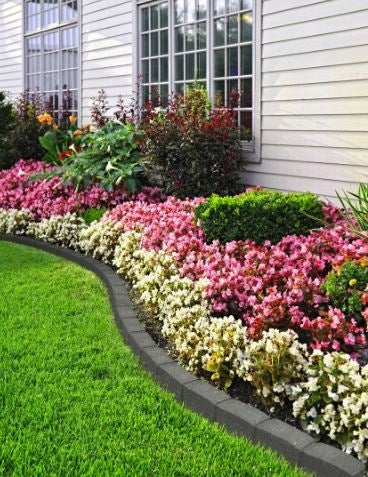 Lawn edging elastic Roman Stone grey Manufacturer Multy Home