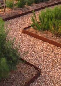 Lawn edging made of Corten sheet 200x1000x1.5mm Manufacturer no brand