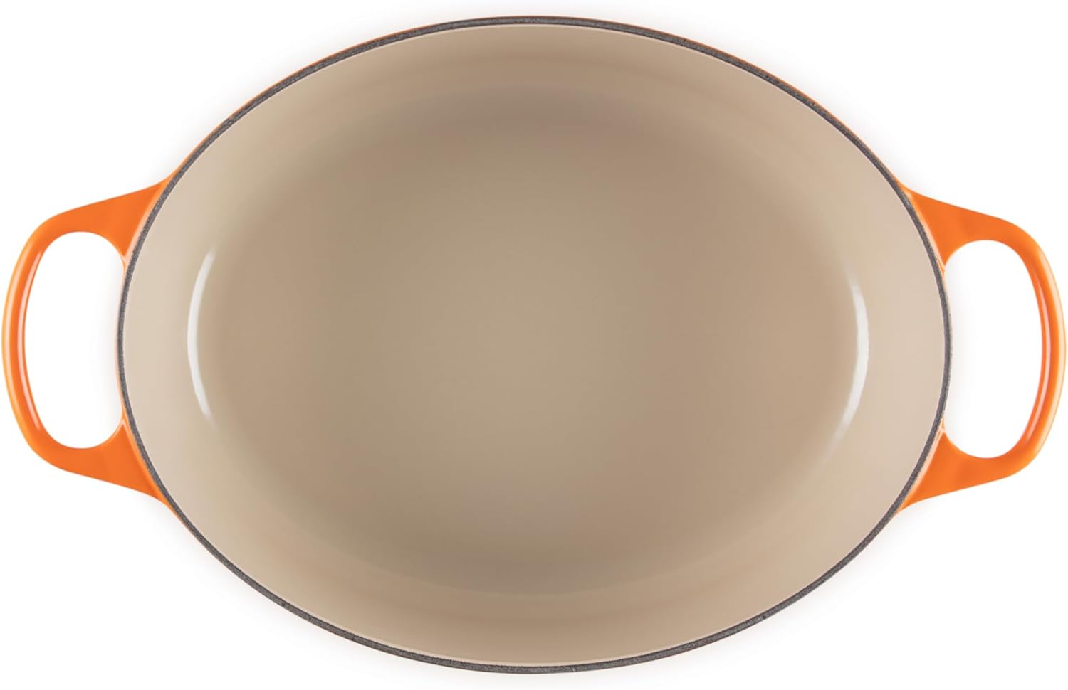 Le Creuset Enameled Cast Iron Pot Oval Dutch Oven 6,75L Flame Brand Le Creuset
