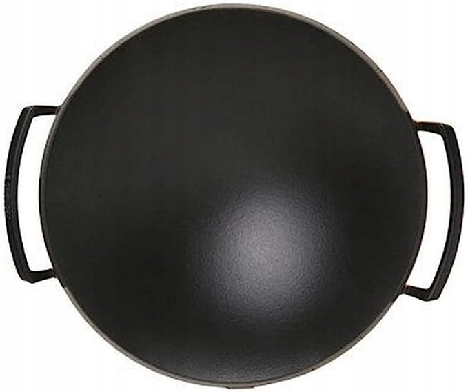 Le Creuset WOK MIT GLASDECKEL OFENROT Diameter 36 cm