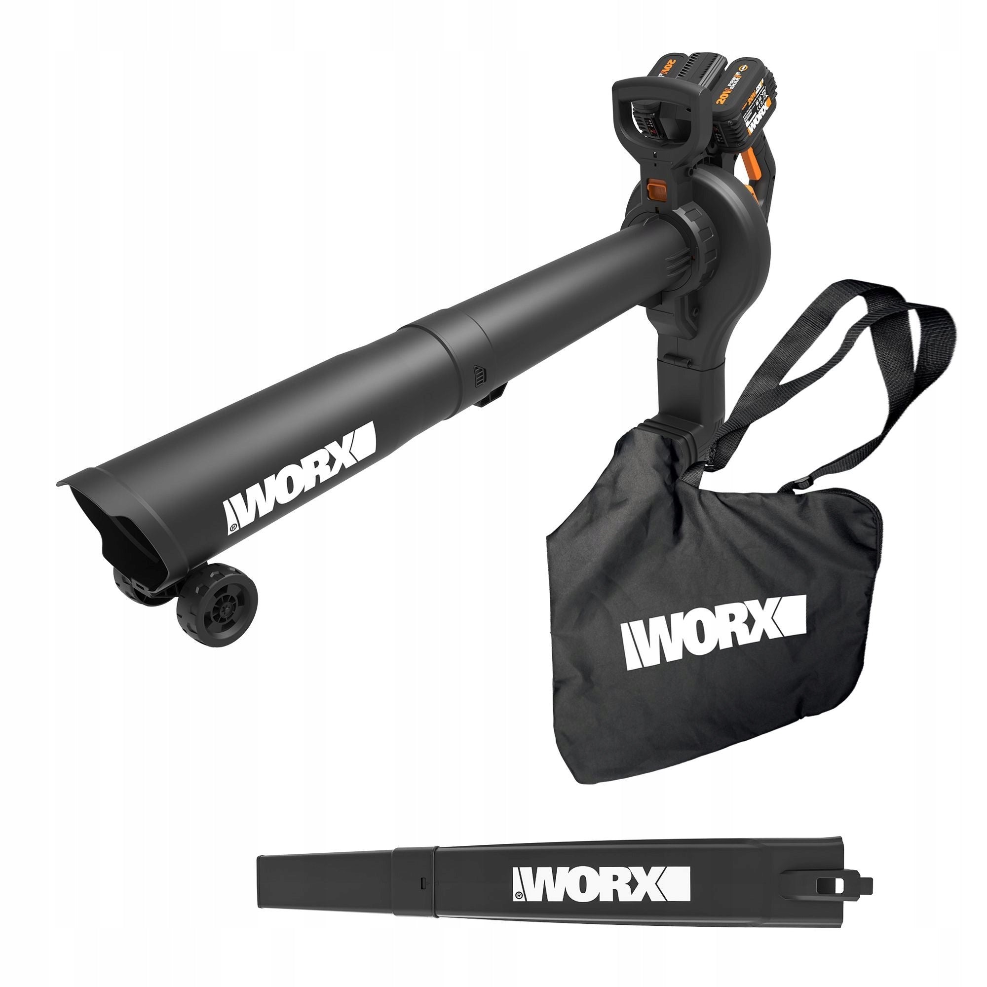 Leaf Vacuum Cleaner WORX Blower WG583E Bag 35L 2x Rechargeable Battery Manufacturer code WG583E