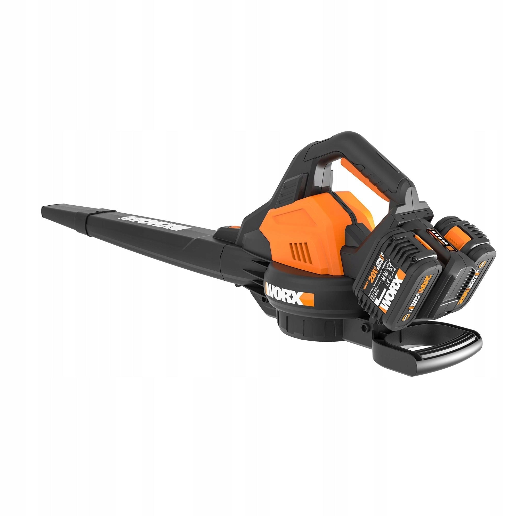 Leaf Vacuum Cleaner WORX Blower WG583E Bag 35L 2x Rechargeable Battery Power supply rechargeable battery